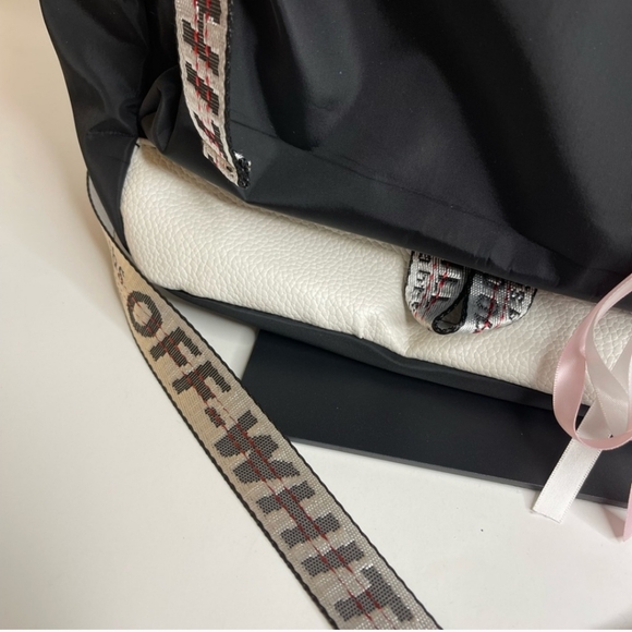 🛒🛍️💥NWT Asge Back Pack Black White Padded Straps Waterproof Ergonomic Design - Picture 7 of 16